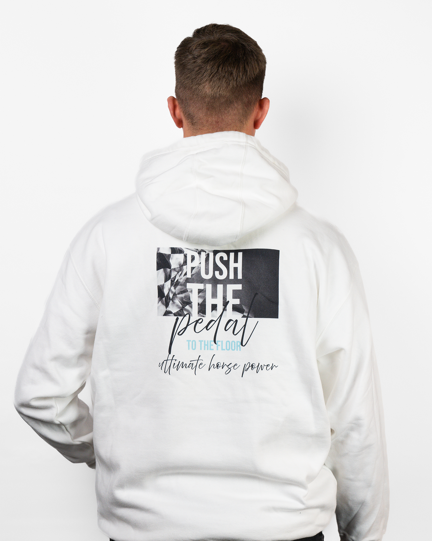 Unisex Hoodie "Push the pedal to the floor"